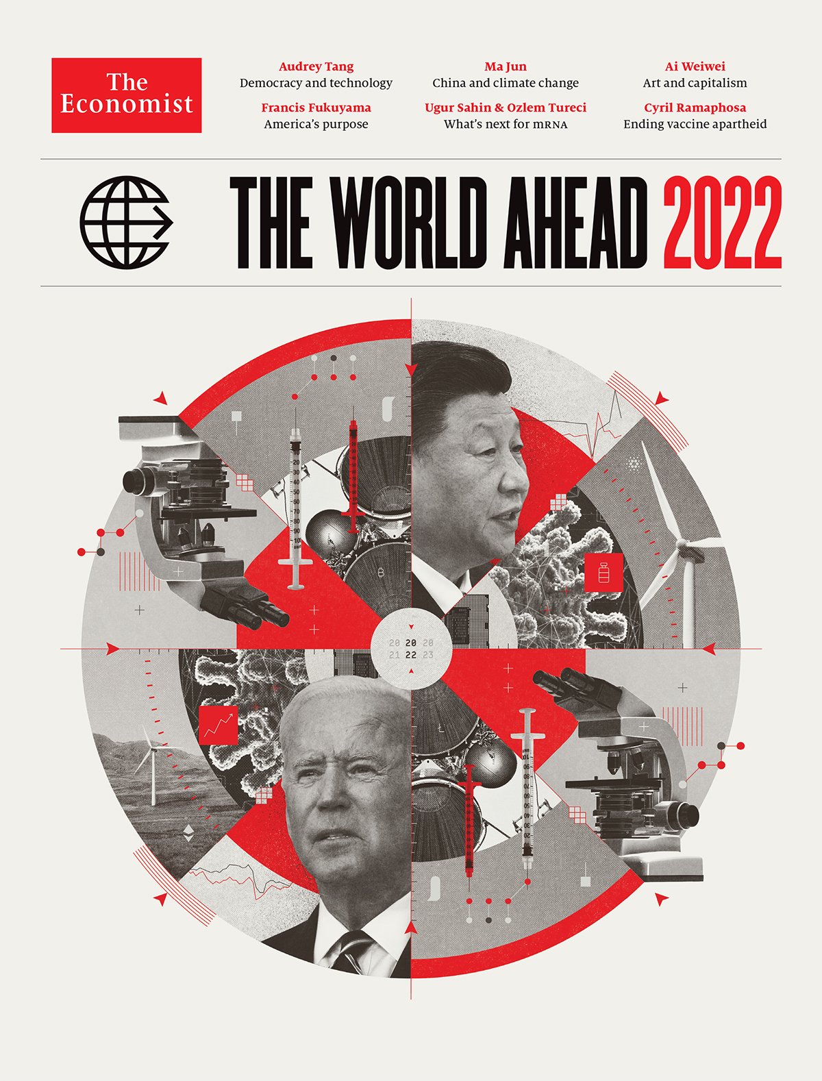 The Economist - The World In - The World Ahead 2022, nhập khẩu từ Singapore, ấn bản 1 năm 1 lần