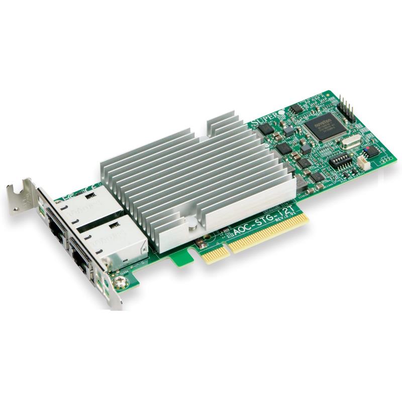 Network card Supermicro AOC-STG-i2T (2x RJ45, 10GbE)_Hàng nhập khẩu