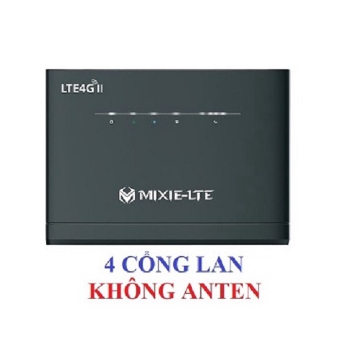 Bộ Phát WIFI 4G / 3G LTE-300Mbs - Mixie LTE4G II- A456 - 3 Cổng LAN, 1 WAN, 4 ANTEN