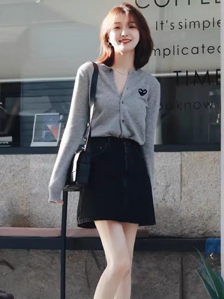 Áo khoác len cardigan QC cho nữ AL125