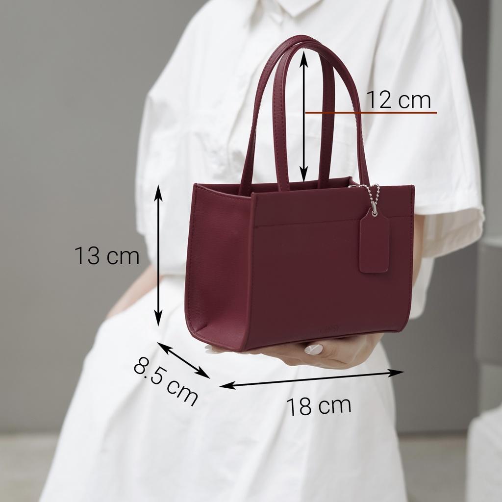 Túi Xách Nữ Thời Trang Màu Đỏ Wine Small Tote GIPSY