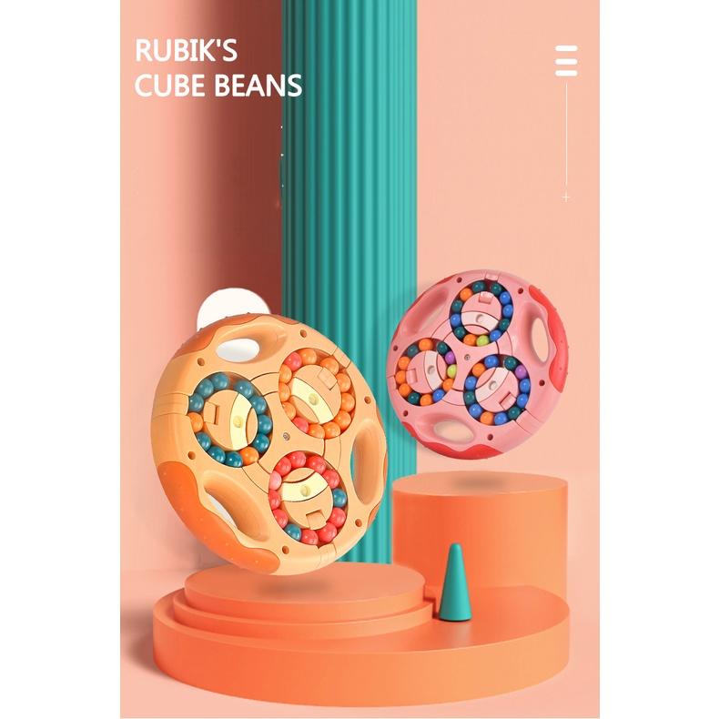 Khối lập phương Rubik Đĩa Bi 2 Mặt Ma Thuật Mặt Trời Xoay Thông Minh