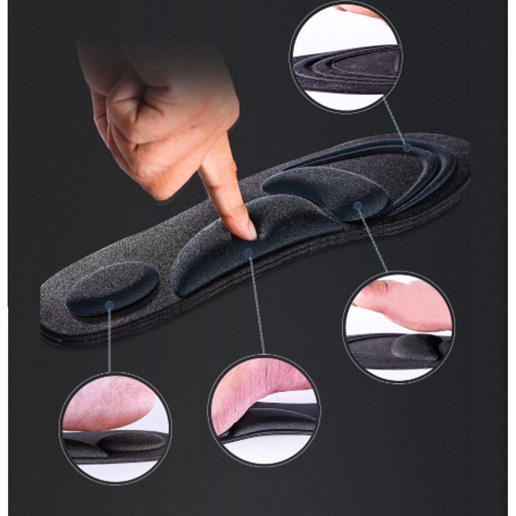 Lót giày cao gót vải êm chân thấm hút mồ hôi, thiết kế 4D -PK36