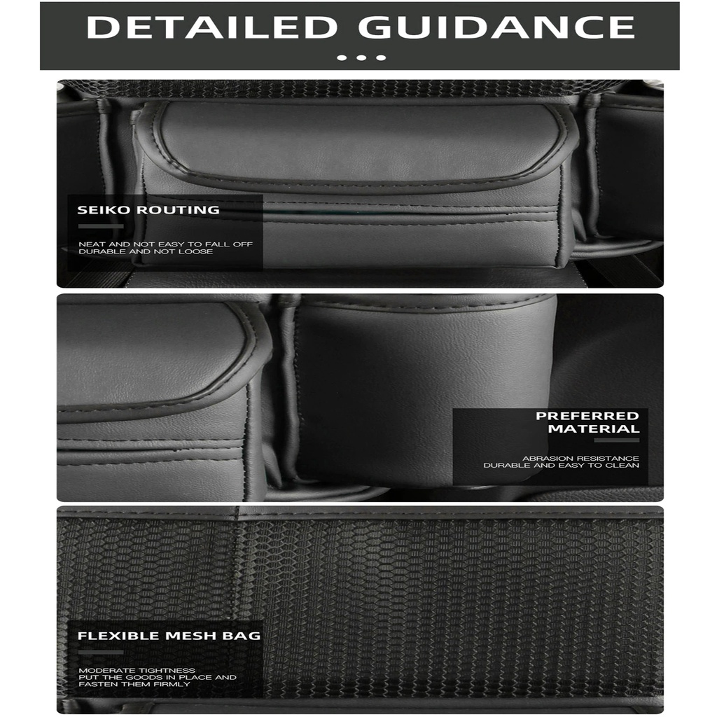 Túi đựng đồ cho hàng ghế ô tô da Nappa Back Seat
