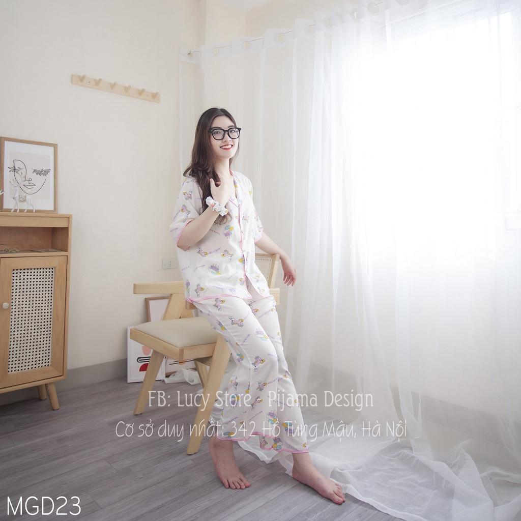 Pijama Nữ Lụa, Đồ Ngủ Lụa Mát Hàng Siêu Cấp