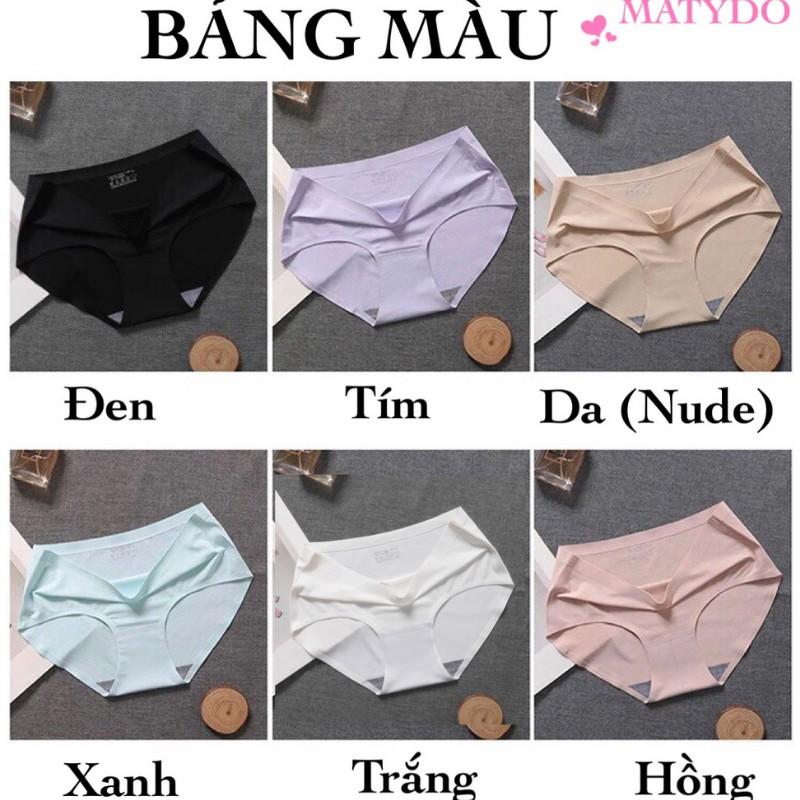 Quần lót nữ đúc su thun lạnh không đường may mềm mại QL01
