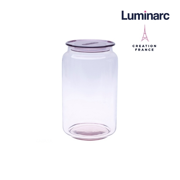 Combo 3 Hũ Thuỷ Tinh Luminarc Rondo Pink 750ml - LUHUJ5876