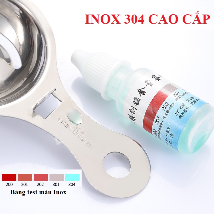 Dụng cụ lọc tách lòng đỏ lòng trắng trứng Inox 304 cao cấp An toàn chống gỉ sét