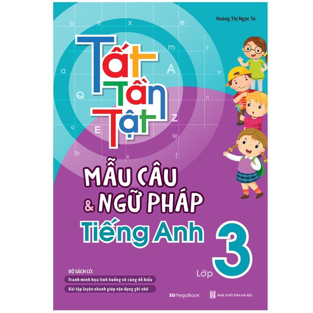 Sách - Tất Tần Tật Mẫu Câu Và Ngữ Pháp Tiếng Anh Lớp 1, 2, 3, 4, 5 - Combo 5 Cuốn - Megabook