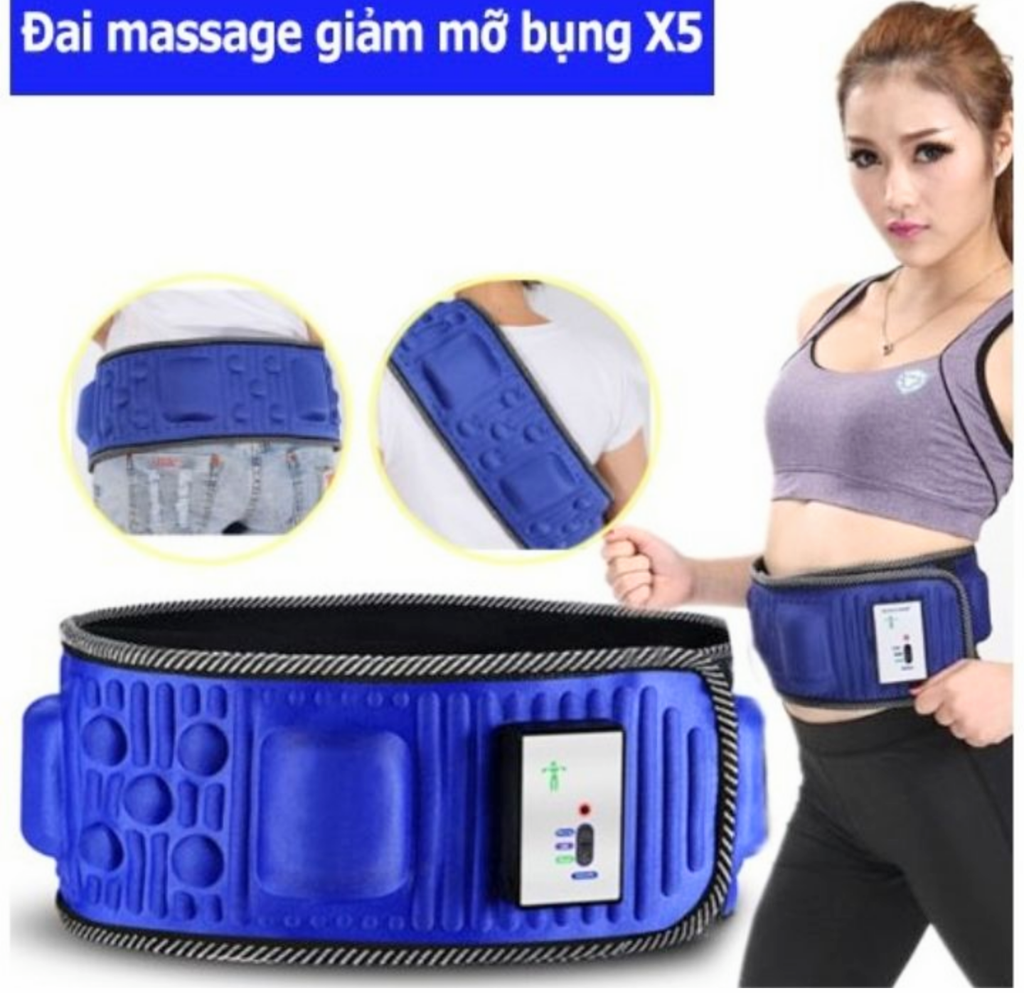 MÁY MASSAGE ĐAI MASSAGE BỤNG BẮP TAY BẮP CHÂN TOÀN THÂN GIẢM CÂN GIẢM MỞ BỤNG RUNG LẮC MẠNH GIẢM ĐAU NHỨC MỎI HIỆU QUẢ CAO HÀNG CAO CẤP CHUẨN CHẤT LƯỢNG