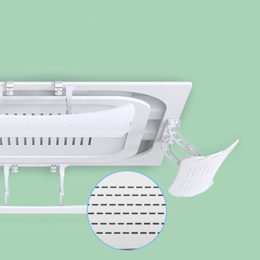 Tấm chắn gió điều hòa âm trần. Tấm chắn gió máy lạnh chuyển hướng phù hợp với tất cả các loại điều hòa âm tường
