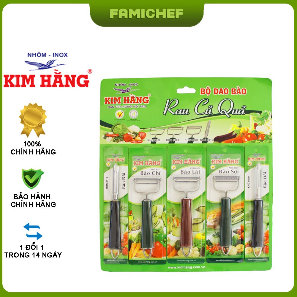 Bộ 5 dao bào rau củ quả Kim Hằng KHG5X