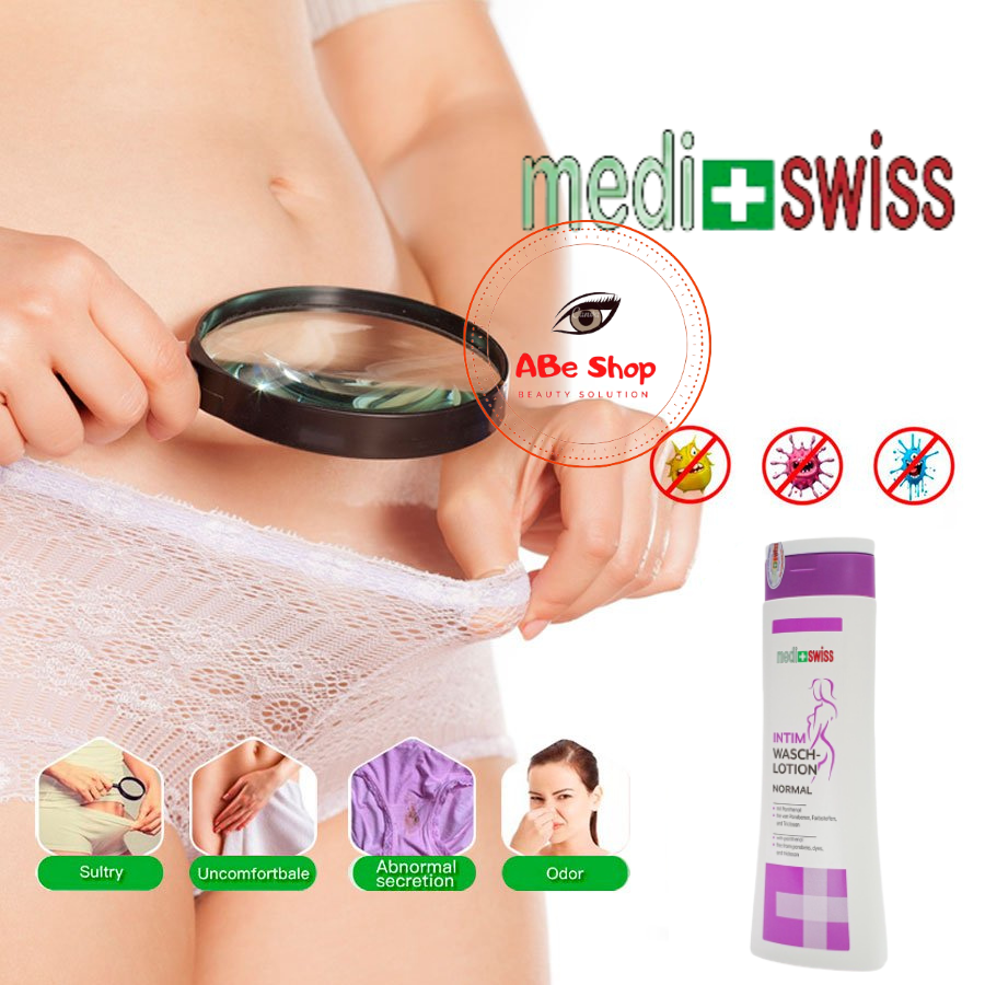 DUNG DỊCH VỆ SINH PHỤ NỮ MEDI+SWISS ITIM WASCH-LOTION NORMAL - AN TOÀN - DỊU NHẸ - HỖ TRỢ NGỪA VIÊM NHIỄM 300ml