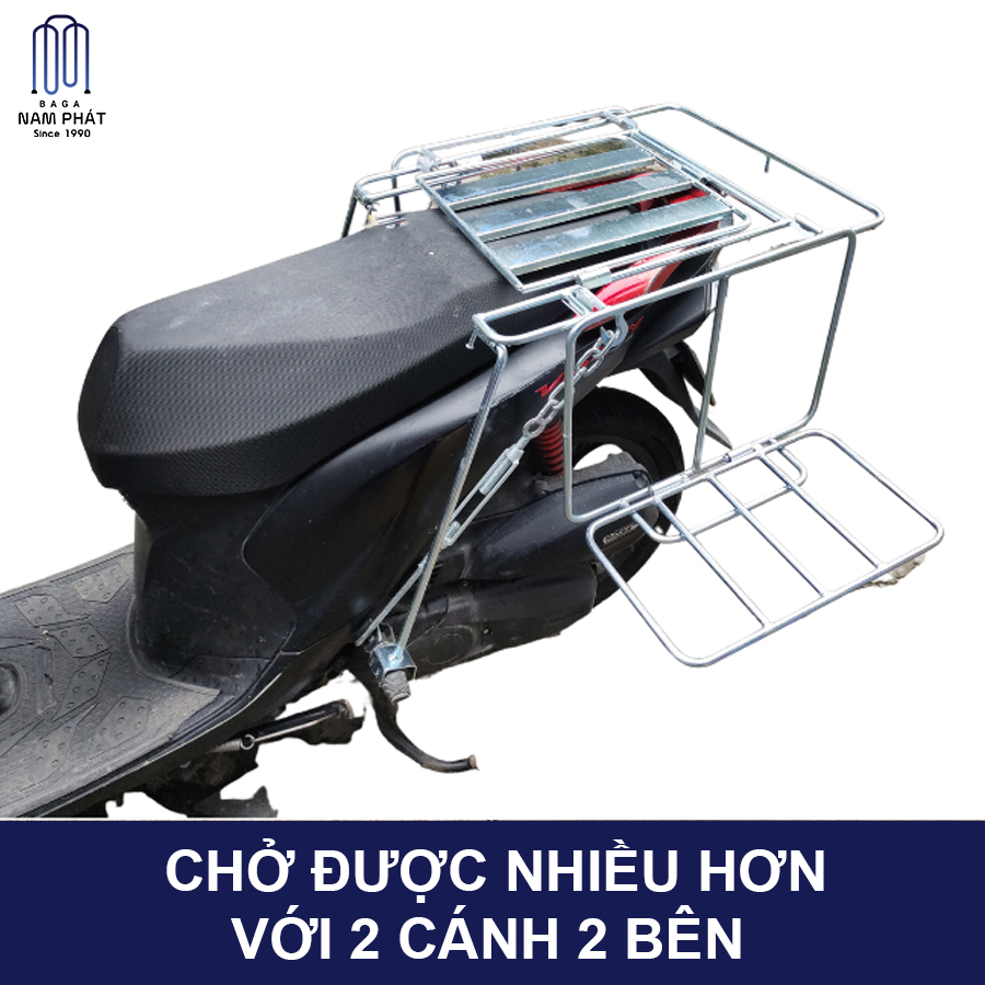 Baga chở hàng mở cốp xăng đặc Kèm Bộ Cánh Nam Phát