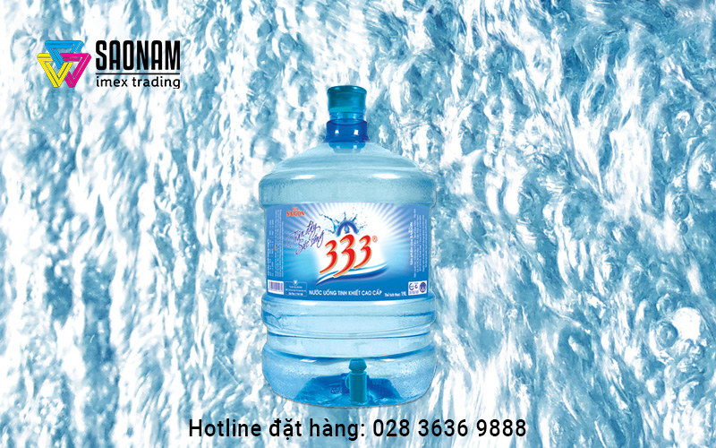 Nước uống đóng chai 333 - bình 19 lít