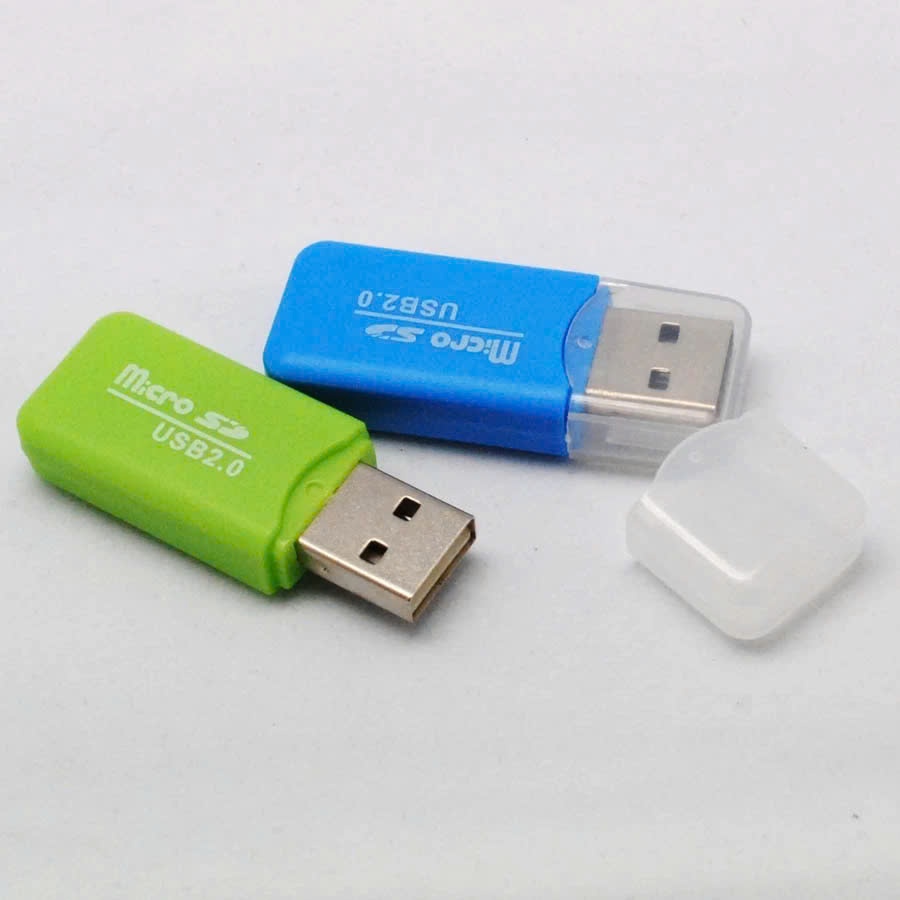 Đầu đọc thẻ nhớ điện thoại Micro SD, mini SD,MMC, Plus, SDHC, RS-MMC - Hàng Nhập Khẩu - Giao Màu Ngẫu Nhiên