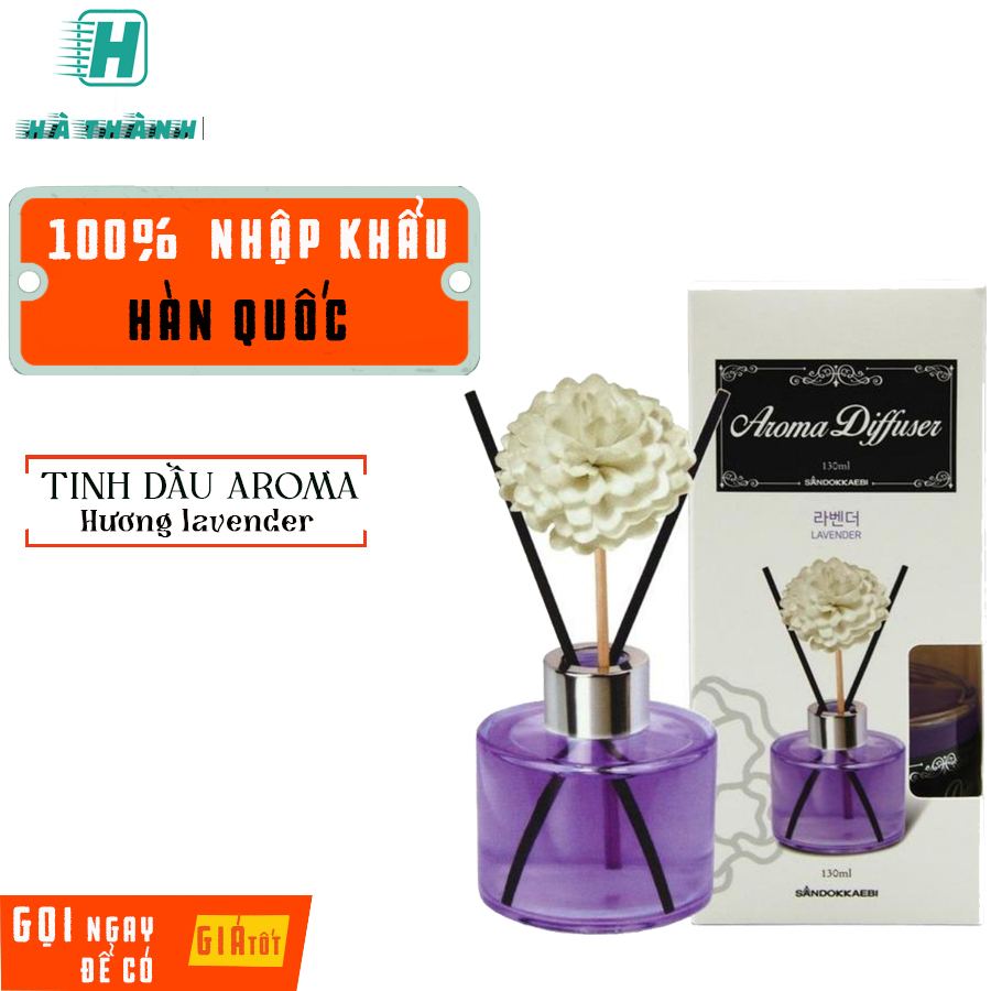 Lọ tinh dầu thơm phòng Sandokkaebi Aroma hương Lavender 130ml