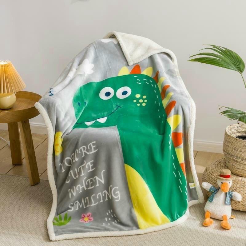 Chăn Lông Cừu cho bé / Chăn đi học thiếu nhi 1m x 1m4. Hàng tuyển chọn nhiều màu đẹp.