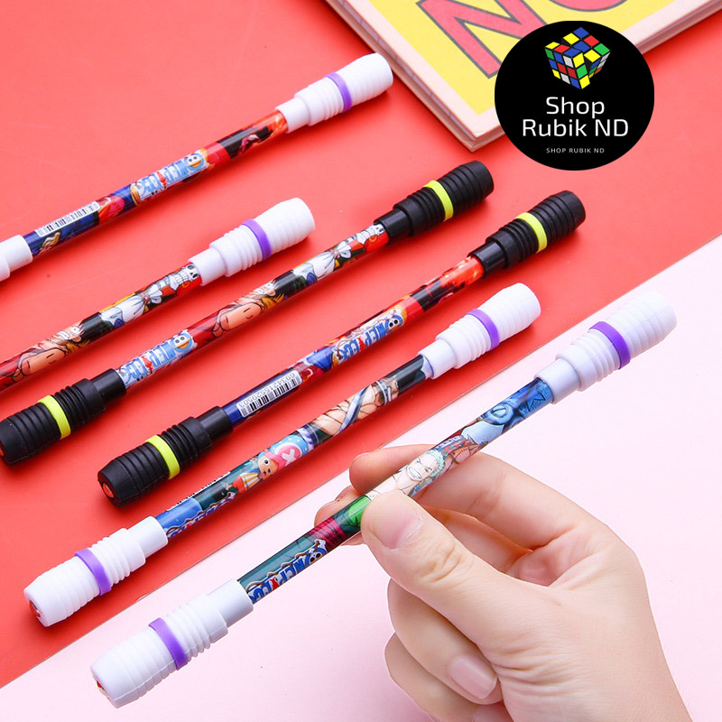 Bút Quay Nghệ Thuật Pen Spinning Giá Rẻ Họa Tiết Hoạt Hình