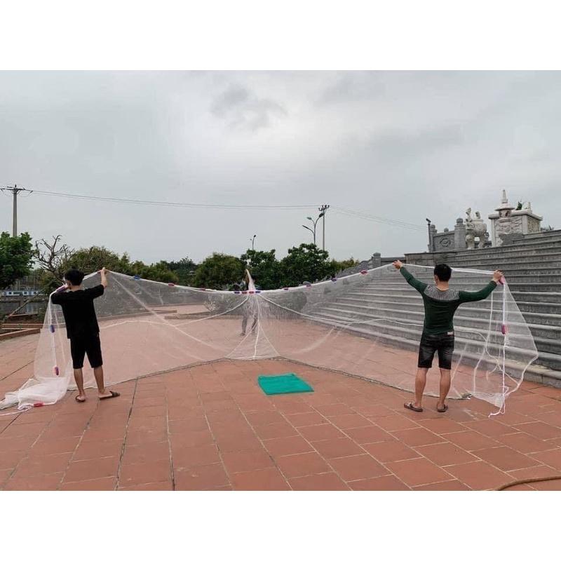 Lưới vét cá dài 10m cao 2m túi 5m