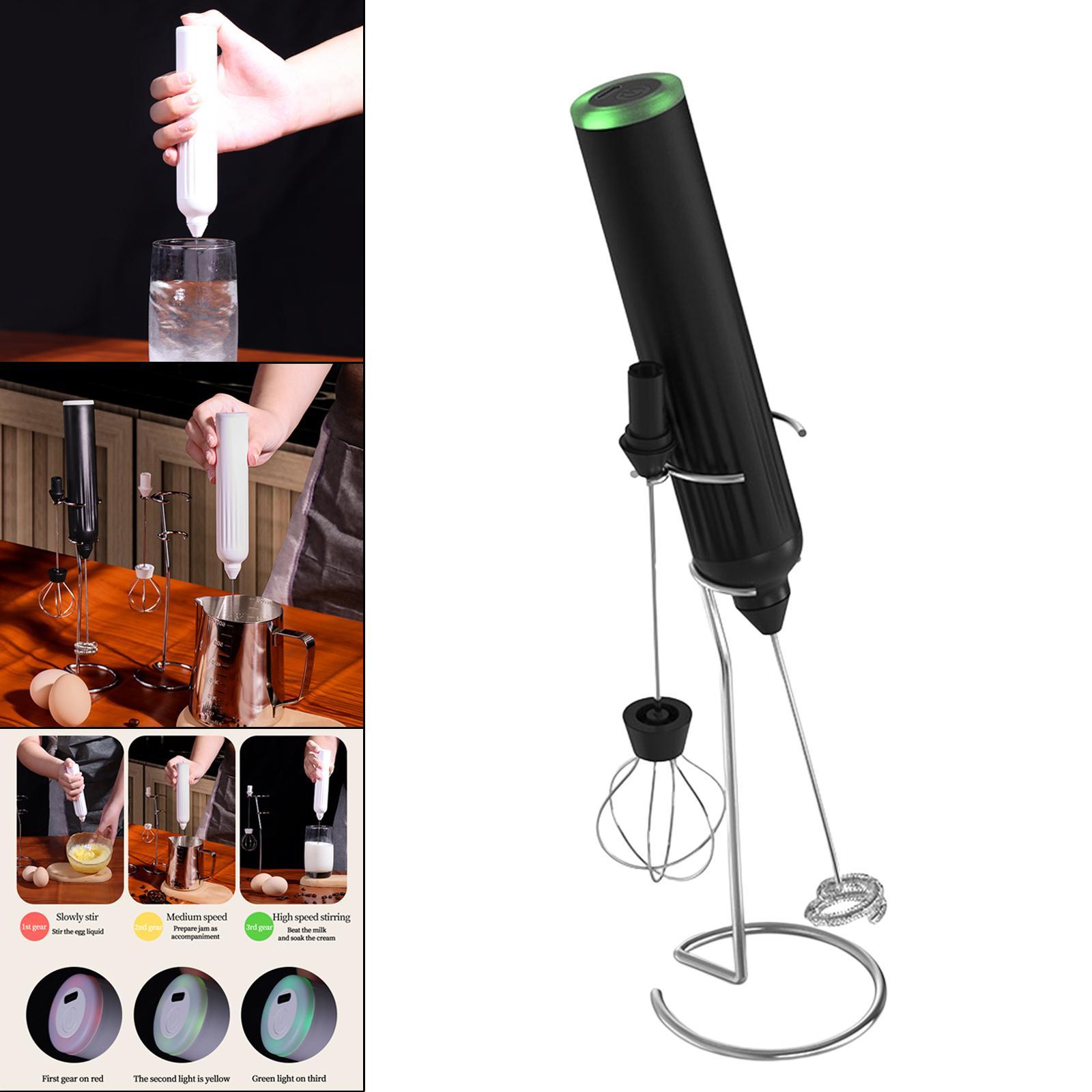 USB Electric Milk Frother for Frappe Cappuccino Hot Chocolate