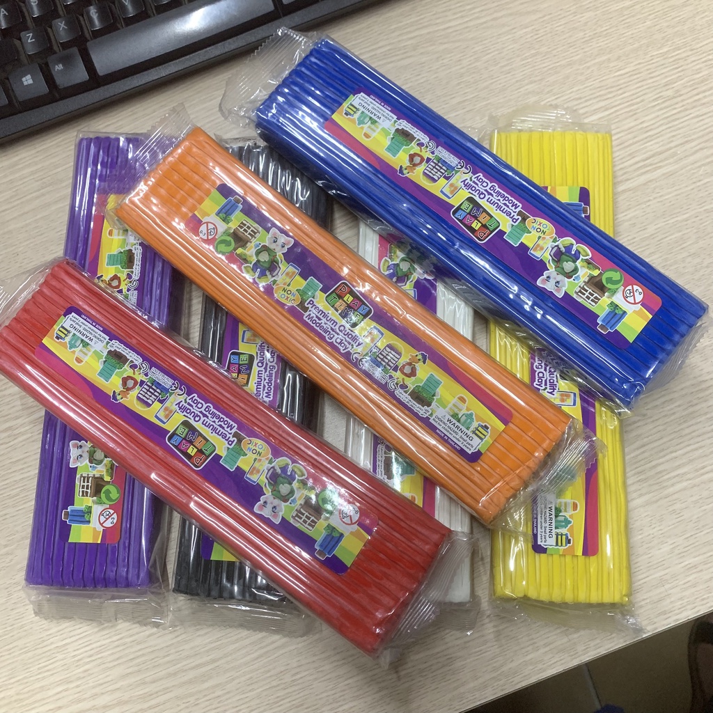 Đất Nặn Cân Gói 500g Playtime Nhiều Màu Sắc Giúp Bé Tăng Sự Khéo Léo, Kiên Nhẫn, Tập Trung, Sáng Tạo