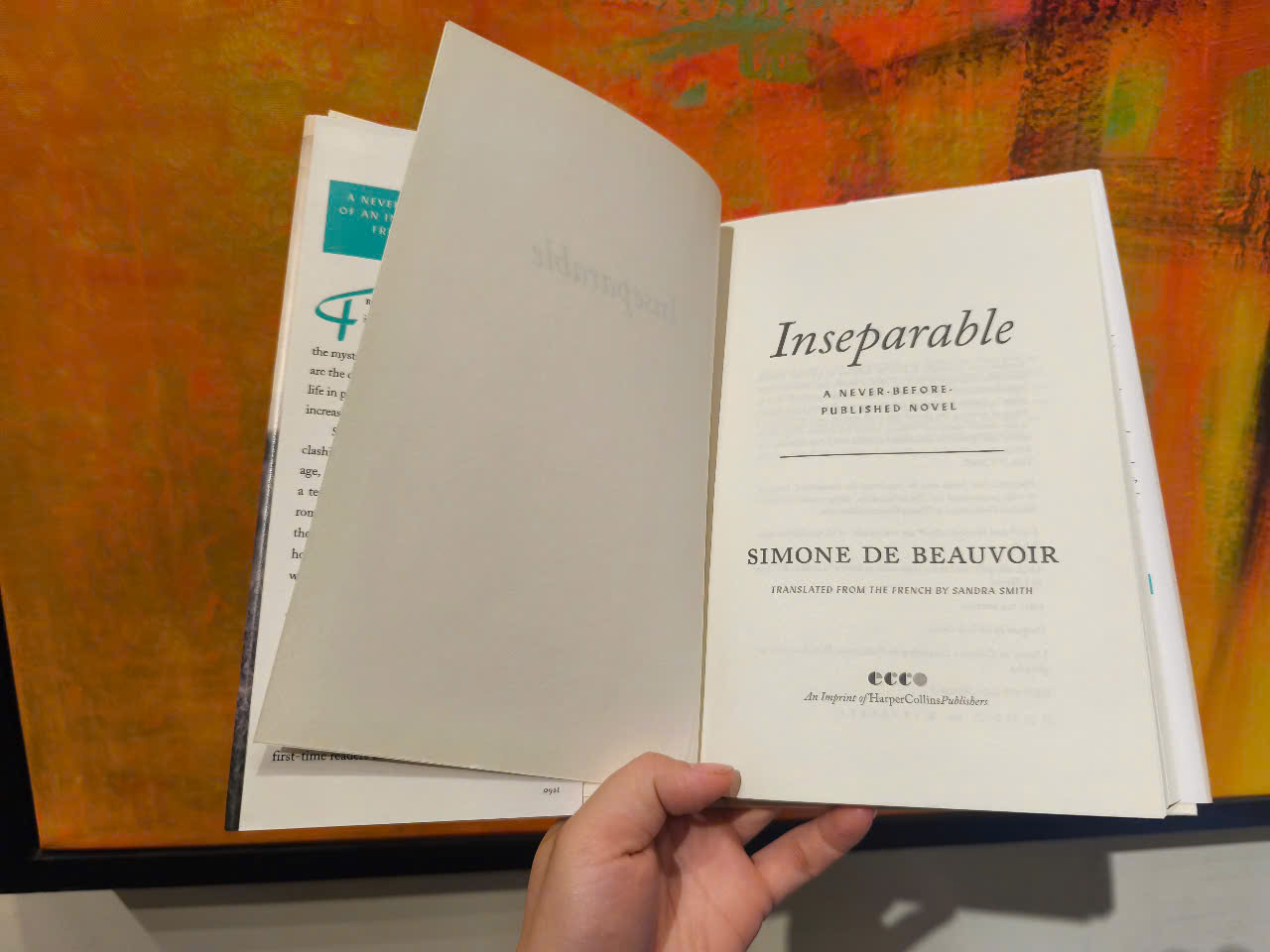 Sách - Inseparable: A Never-Before-Published Novel by Simone de Beauvoir/BÌA CỨNG, Ngoại Văn Nhập Khẩu/Best Literature &amp; Fiction