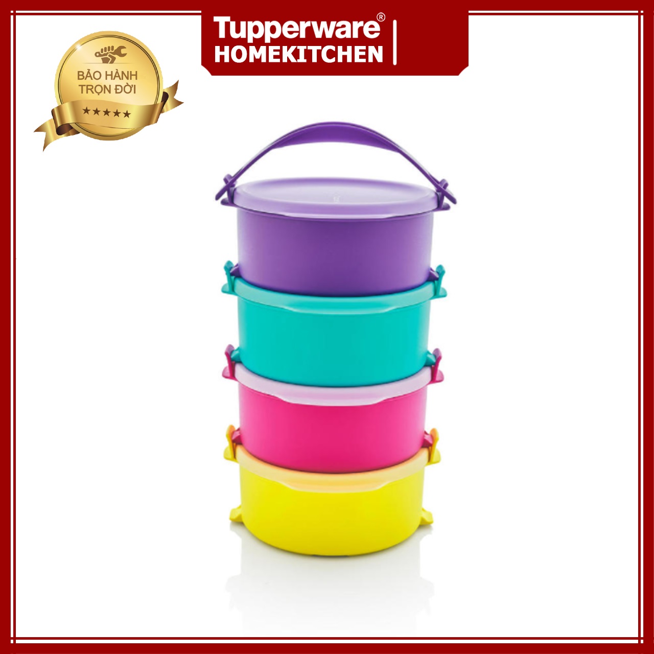 Bộ hộp cơm Small Round Click To Go - Tupperware