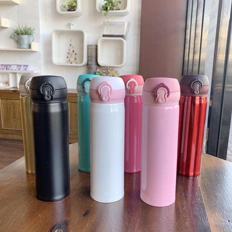 Bình Giữ Nhiệt Cao Cấp Nắp Bật 500ml