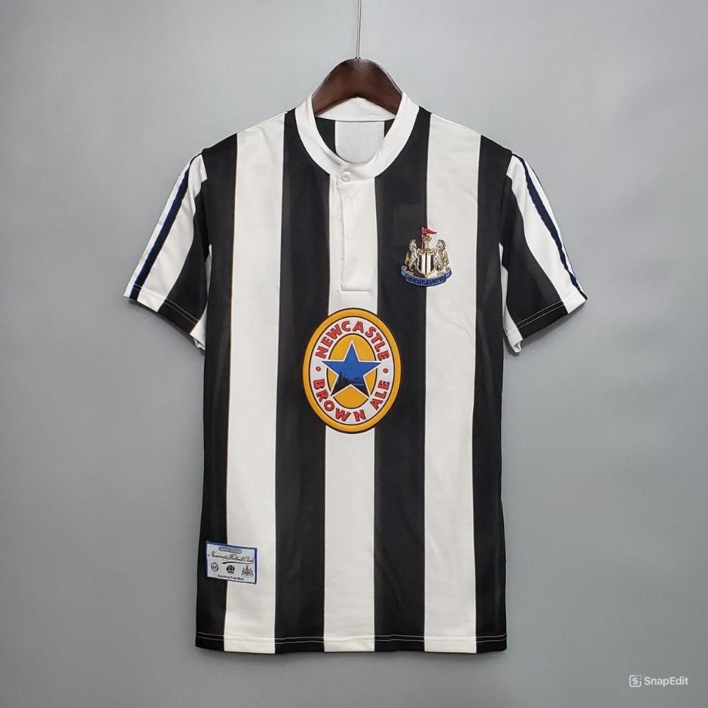 Áo Bóng Đá Retro Newcastle 1995 - Sân Nhà bản cao cấp vải Cotton Polyester