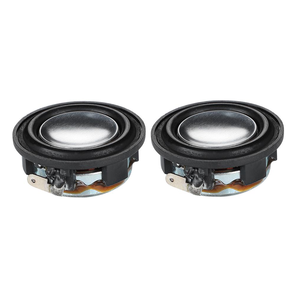 AIYIMA 2 Chiếc 34MM Loa Mini 8 Ohm 2W Từ Tính Toàn Tần Số Loa Âm Thanh Lưu Vực Nhôm viền Cao Su Loa