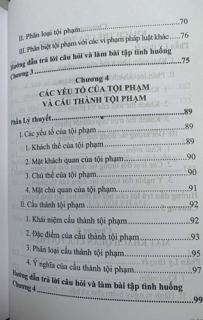 Hướng dẫn môn học Luật hình sự - Tập 1 (phần chung)