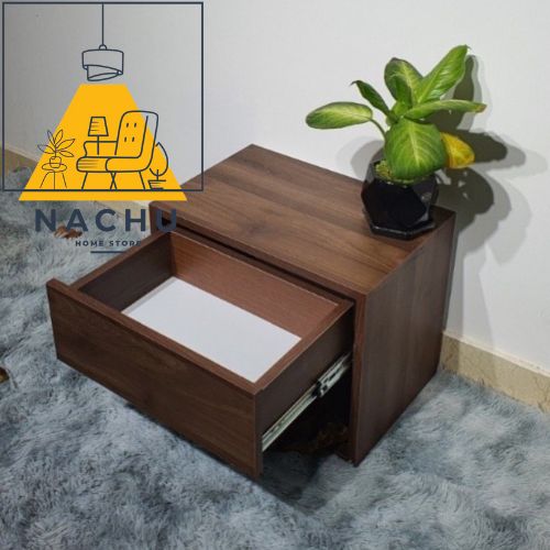 Tab Đầu Giường Nachu Home Store Gỗ Công Nghiệp Hiện Đại, Năng Động Và Tiện Lợi 40 cm x 30 cm x 35 cm