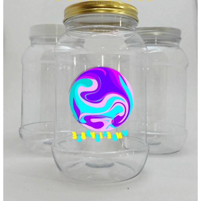 Hủ PET vặn 1400ml 9x19cm & 9x20cm kèm seal,lót