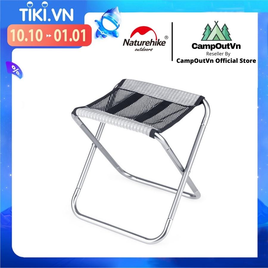 Ghế cắm trại naturehike đồ dã ngoại du lịch câu cá gấp gọn cầm tay mini chịu lực tốt A045