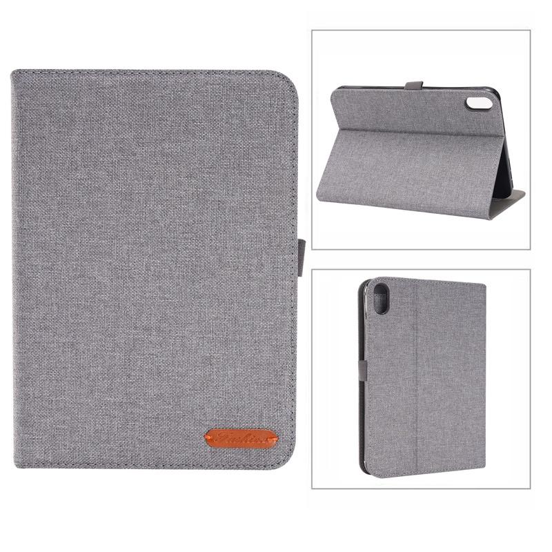 Vỏ bảo vệ máy tính bảng bằng da + vải nắp lật chống sốc cho iPad Mini / iPad Mini 6 2021/ iPad Mini