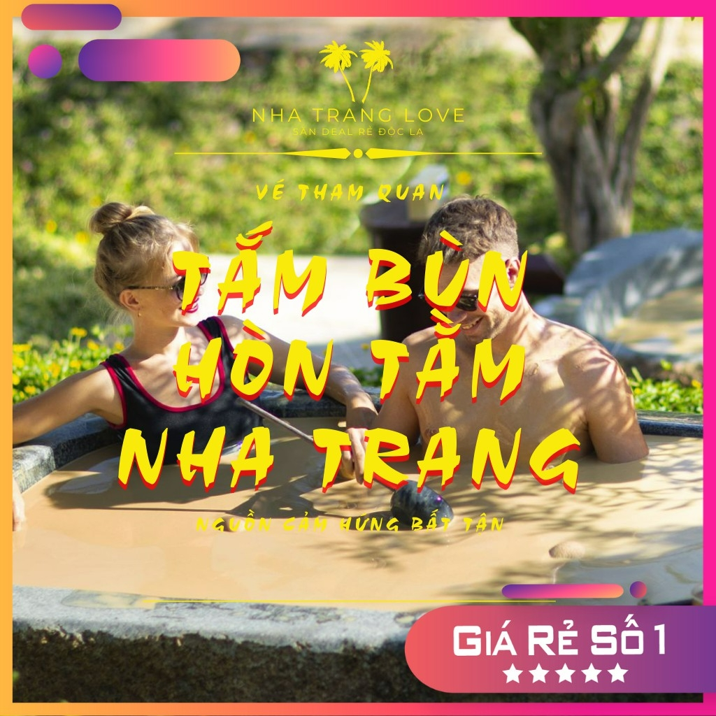 Vé Tắm Bùn Hòn Tằm - Merperle Hòn Tằm Resort Nha Trang 5*.