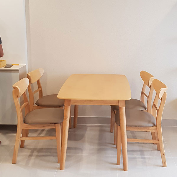 GHẾ GỖ CAO SU MANGO - 205 TC wooden chair