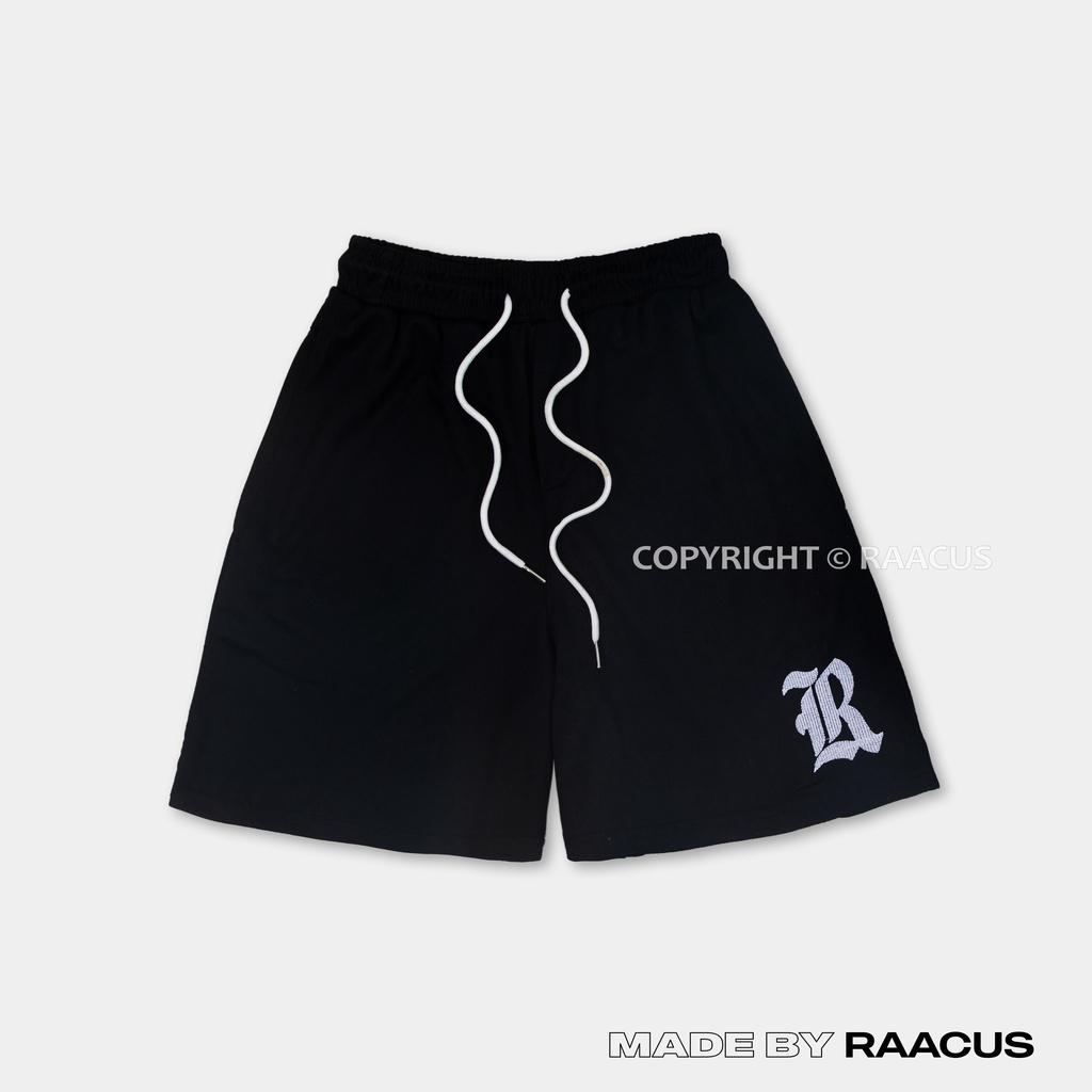 Quần đùi nam nữ thể thao dáng lửng mặc nhà RAACUSSTORE, quần short nam nữ thể thao dạng sooc ngắn ống rộng