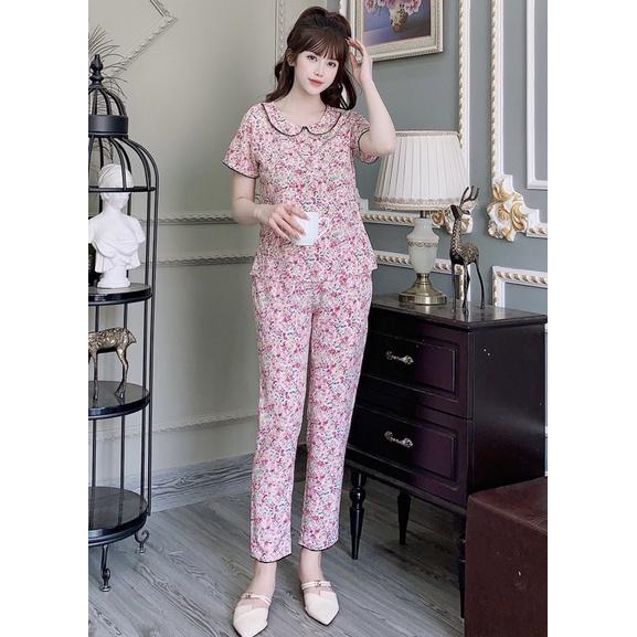 Đồ bộ mặc nhà cao cấp chất lụa hàn