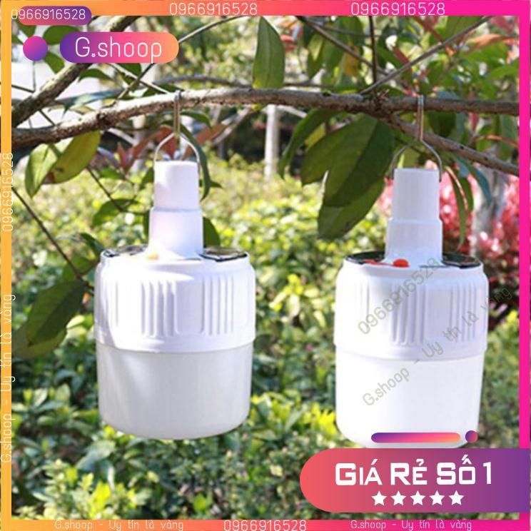 Bóng đèn led năng lượng mặt trời có điều khiển_treo hiên nhà sân vườn 100W tiện lợi S1975