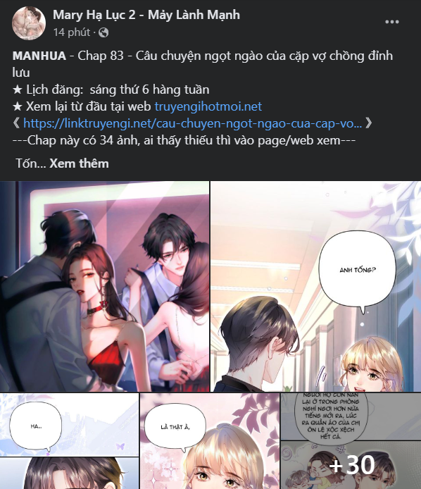 câu chuyện ngọt ngào của cặp vợ chồng đỉnh lưu chapter 83.1 1