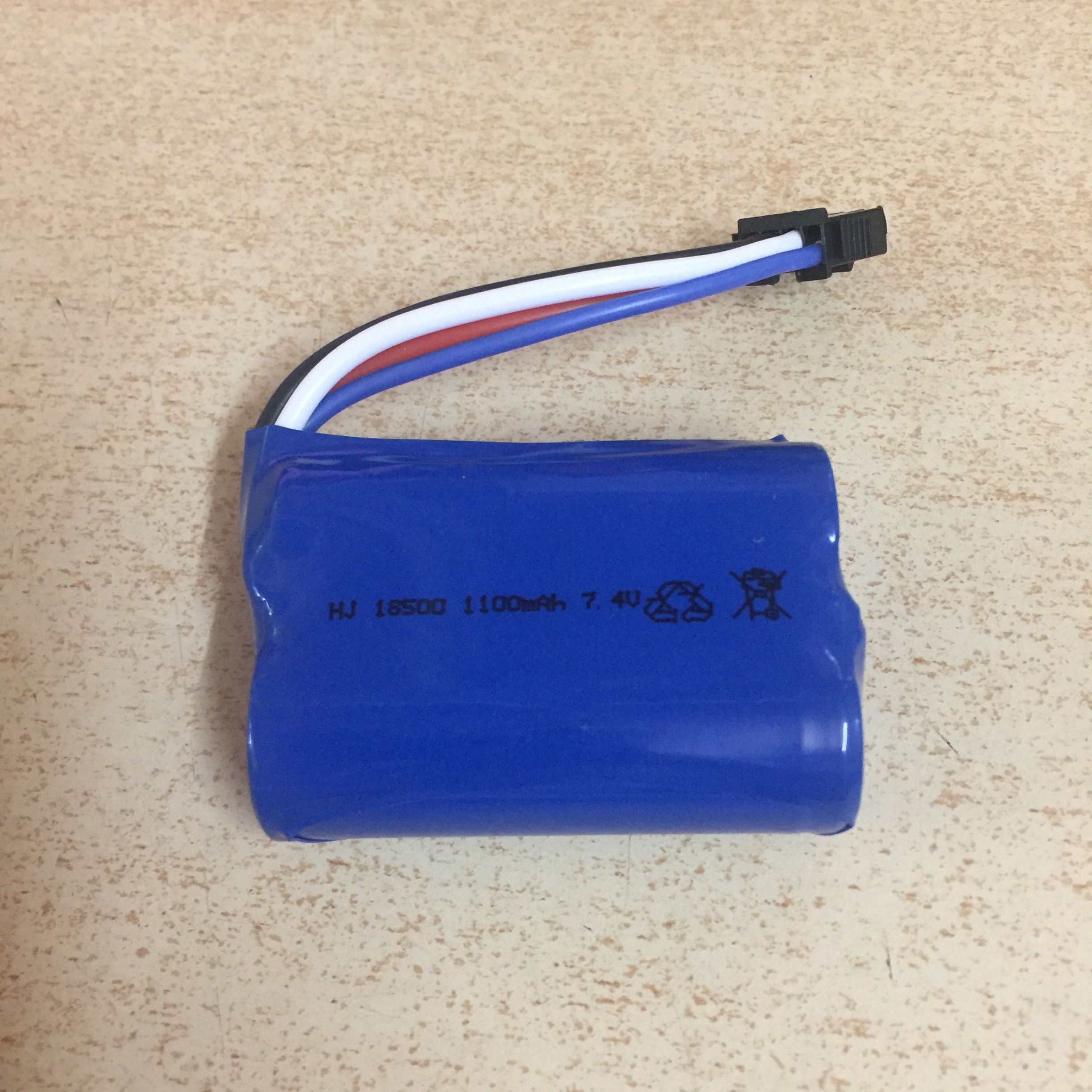 Pin sạc điện áp 7.4V dung lượng 1100mAh chân cắm KET-4P