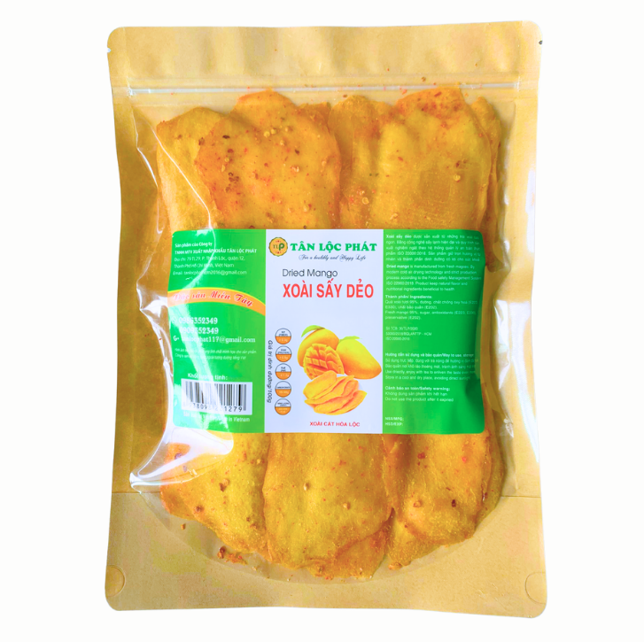 XOÀI SẤY MUỐI ỚT TÂN LỘC PHÁT BỊCH 250G