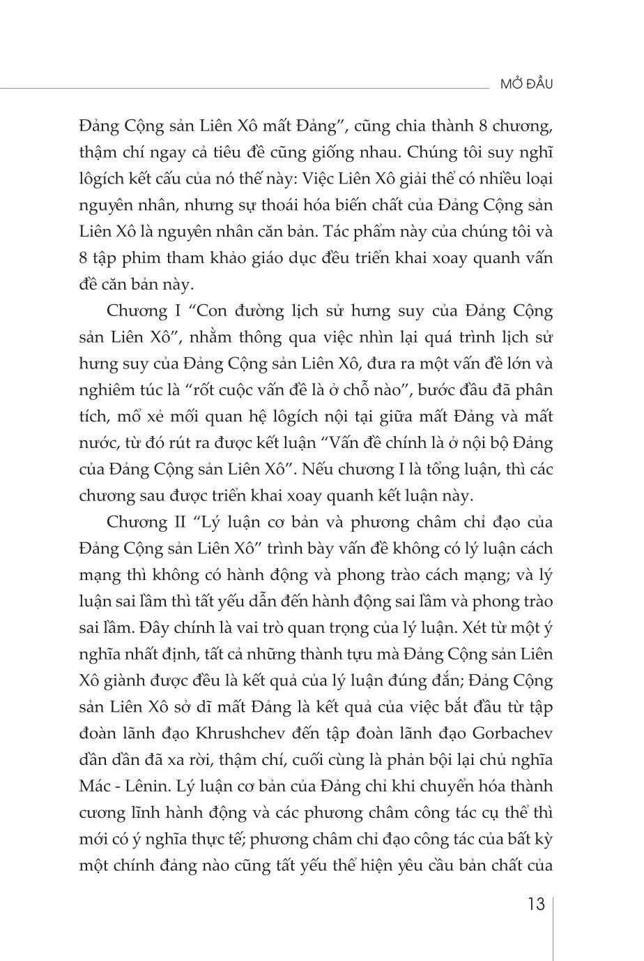 Tính trước nguy cơ - Suy ngẫm sau 20 năm Đảng Cộng sản Liên Xô mất đảng (bản in 2024)