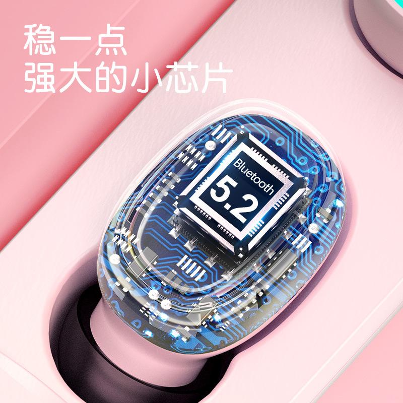 Phong cách mới nhất macaron năm mới tai nghe bluetooth không dây mẫu nữ dễ thương chất lượng âm thanh hỗ trợ tốt mẫu riêng tiêu chuẩn chính thức