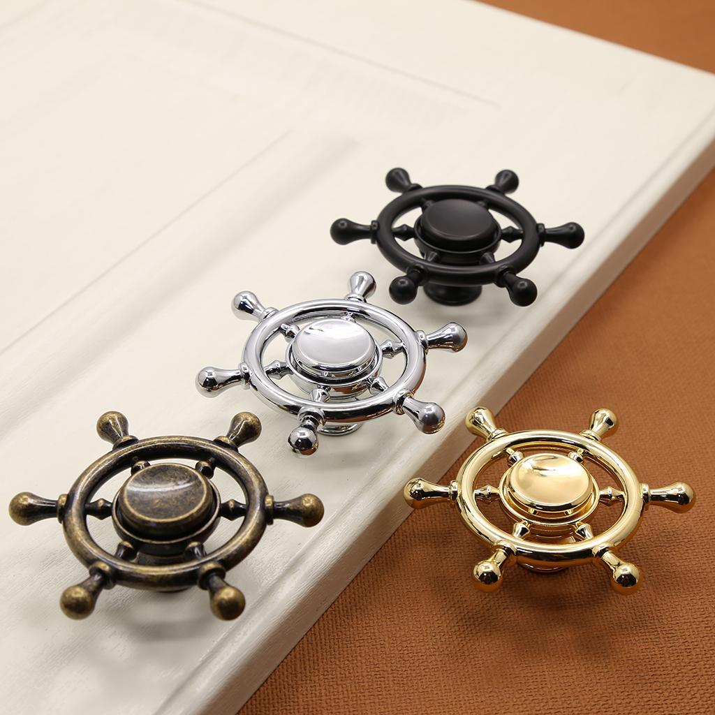 2-4pack Creative Cabinet Drawer Door Pull Handle Furniture Hardware #1 Gold