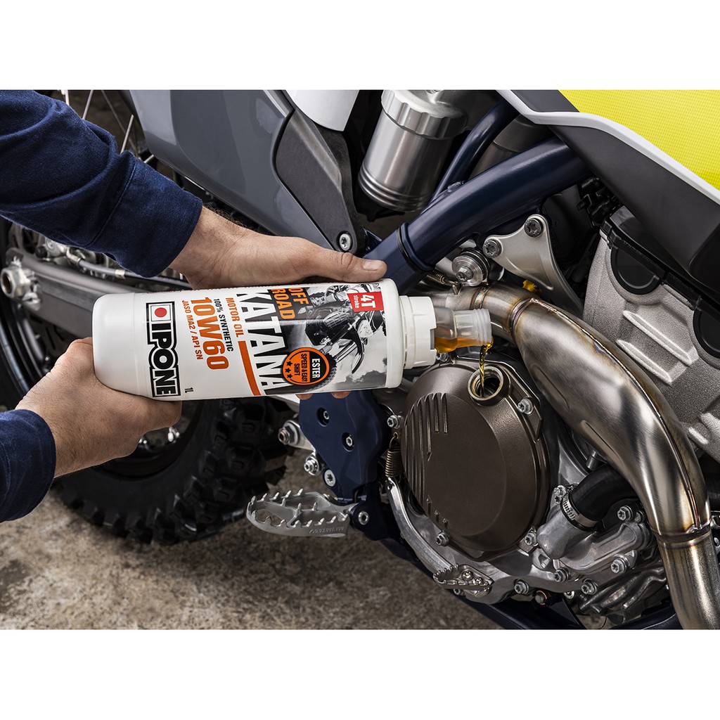 Nhớt Tổng Hợp Cho Mô Tô Phân Khối Lớn Và xe Máy Địa Hình 4T Off-Road Ipone Katana Off-Road 10W-50 - Hàng Chính Hãng