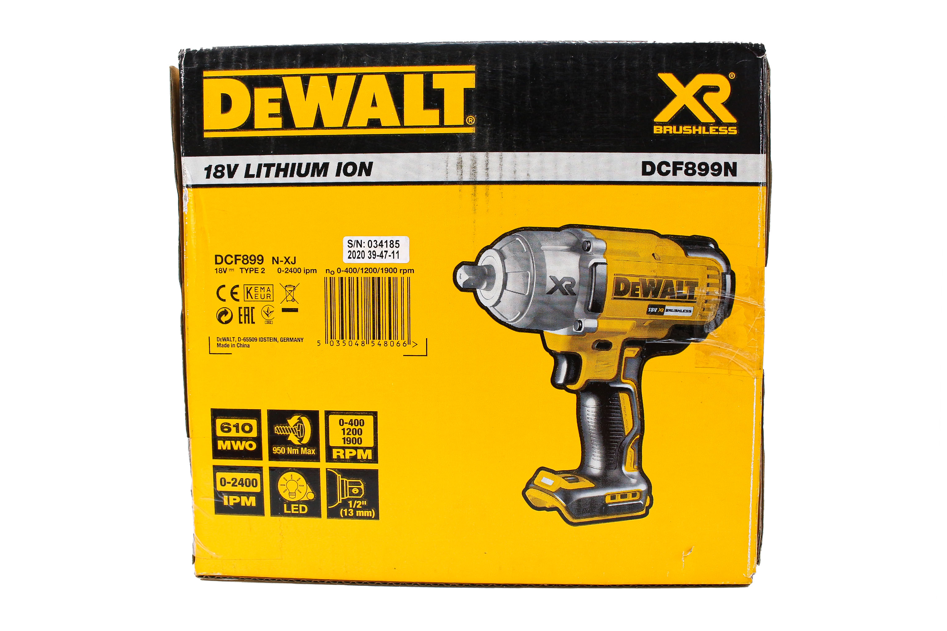 Body Máy siết bulong cầm tay 18V Dewalt DCF899N-XJ hàng chính hãng