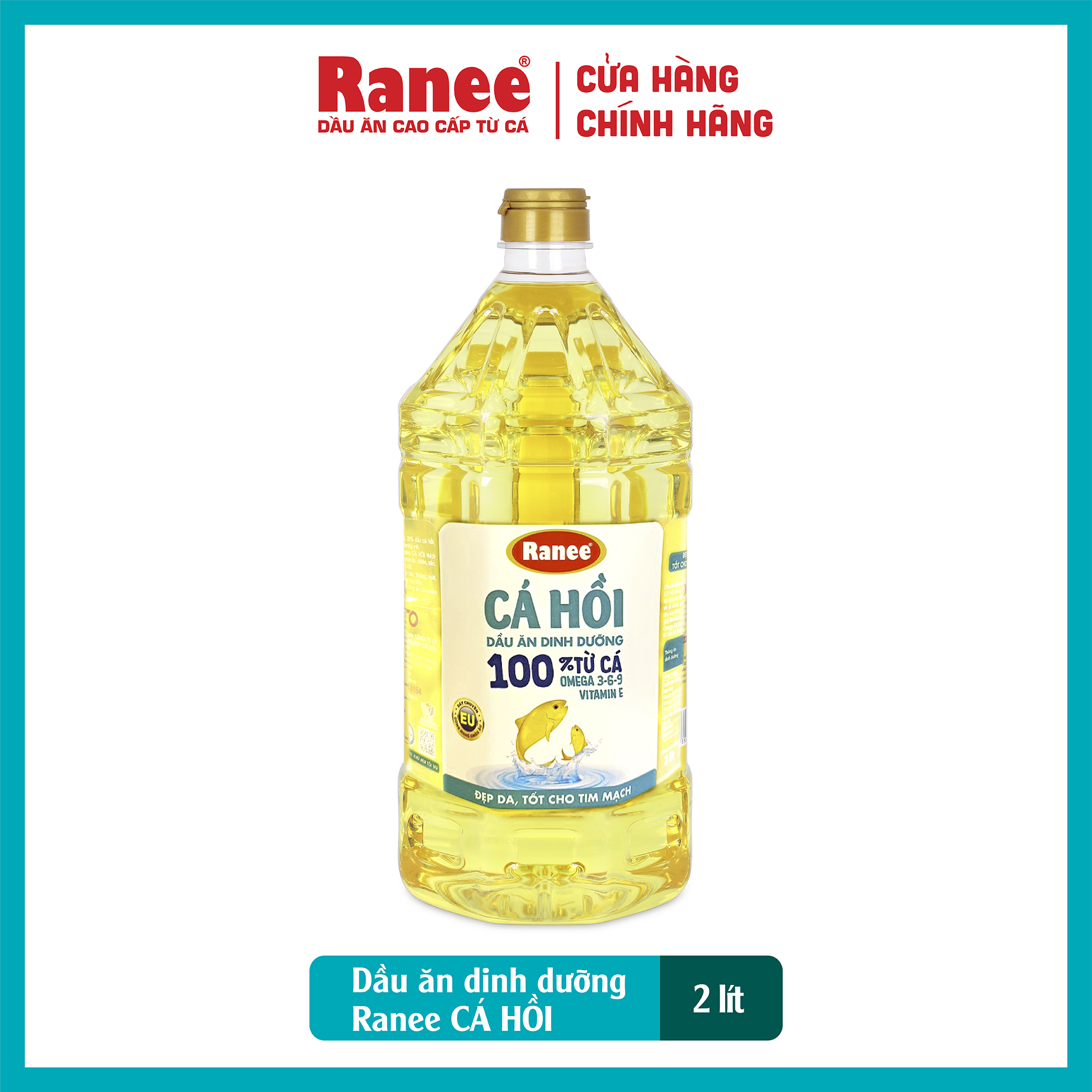 Dầu ăn dinh dưỡng Ranee CÁ HỒI 2L